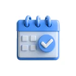 Grafik-Symbol die Termin-Notierung im Kalender